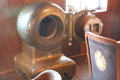 Steel safe by Victor Safe & Lock Co. in office at Empire Mine State Historic Park. Grass Valley, CA.