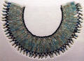Faience broad collar necklace at Rosicrucian Egyptian Museum. San Jose, CA.
