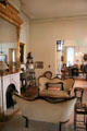 Main parlor looking to music parlor at Pardee Home Museum. Oakland, CA.