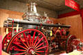 American LaFrance steam pumper used by Oakland Fire Department until 1921 & used in San Francisco during 1906 earthquake at Oakland Museum of California. Oakland, CA.