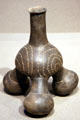 Arkansas Caddoan-culture native tripod jar at Denver Art Museum. Denver, CO.