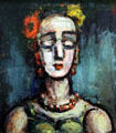 Portrait of a Woman painting by Georges Rouault at Denver Art Museum. Denver, CO.