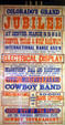 Colorado's Grand Jubilee poster to celebrate opening Denver Texas & Gulf Railway at Colorado Railroad Museum. CO.