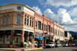 Knights of Pythias & other heritage buildings along F Street. Salida, CO.