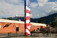 Sculptures in street of Salida. Salida, CO.