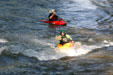 Kayakers on Arkansas River. Salida, CO.
