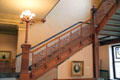 Staircase at Colorado Springs Pioneers Museum. Colorado Springs, CO.