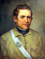 Zebulon Pike portrait by Juan Menchala at Colorado Springs Pioneers Museum. Colorado Springs, CO.