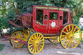 Manitou Springs Stage Line concord stage by Abbot, Downing & Co. Carriage & Coach Builders of Concord, NH at Stagecoach Inn. Manitou Springs, CO.