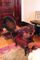 Chinese dragon chair at Rosemount House Museum. Pueblo, CO.