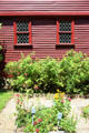 Garden beside Hyland House. Guilford, CT.