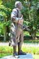 Reverend Henry Whitfield a founder of Guilford, CT statue by Robert Shure. Guilford, CT.