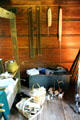 Weaving supplies & tools at Stanley-Whitman House. Farmington, CT.