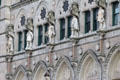 Gothic facade details of Connecticut State Capitol. Hartford, CT.