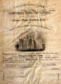 Dr. Isham's medical degree at Isham-Terry House Museum. Hartford, CT.
