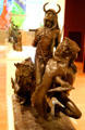Sioux Indian Buffalo Dance sculpture by Solon H. Borglum at New Britain Museum of American Art. New Britain, CT.