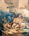 Tapestry gift to Oliver Ellsworth from Napoleon Bonaparte now at Ellsworth Homestead Museum. Windsor, CT.