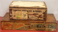 Comstock Ferre & Co. of Wethersfield seed boxes at Wethersfield Museum. Wethersfield, CT.