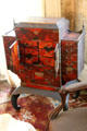 Inlaid cabinet at Hurlbut-Dunham House. Wethersfield, CT.