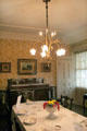 Dining room at Hurlbut-Dunham House. Wethersfield, CT.