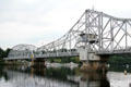 Route 82 swing bridge over Connecticut River at Haddam. East Haddam, CT