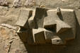 Saarinen's sculpted wall decoration on Morse College. New Haven, CT.