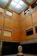 Atrium entrance of British Art Center. New Haven, CT.