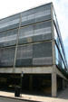 Corner of British Art Center at Yale University. New Haven, CT.
