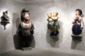 Collection of ship figureheads at Mystic Seaport art museum. Mystic, CT.