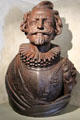Drake figurehead at Mystic Seaport art museum. Mystic, CT.