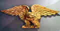 Carved American eagle at Mystic Seaport art museum. Mystic, CT.