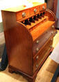 Cylinder desk by Lemuel Porter of Waterbury, CT at Mattatuck Museum. Waterbury, CT.