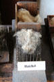 Hatchel, used to separate flax fibers, at Judson House. Stratford, CT.