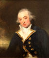 Admiral John Markham portrait by Sir Thomas Lawrence at Yale Center for British Art. New Haven, CT.