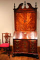 Desk & bookcase from Boston beside side chair from New York at Yale University Art Gallery. New Haven, CT.