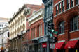 Victorian commercial architecture of 800 Block of F St. NW. Washington, DC.
