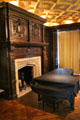 Fireplace in original mansion of The Phillips Collection. Washington, DC.