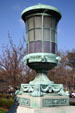 Mayan motif lamp of OAS building. Washington, DC.