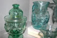 New England blown glass in American History Museum. Washington, DC.