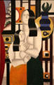 Two Women painting by Fernand Léger at National Gallery of Art. Washington, DC.