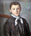 Louis Guillaume portrait by Paul Cézanne at National Gallery of Art. Washington, DC.