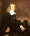 Portrait of a Young Man Seated at a Table by Rembrandt van Rijn at National Gallery of Art. Washington, DC.