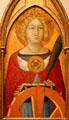 St Catherine of Alexandria painting by Ugolino Lorenzetti of Siena at National Gallery of Art. Washington, DC.