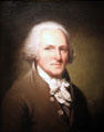 Charles Willson Peale, artist self portrait at National Portrait Gallery. Washington, DC.