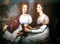 Misses Mary & Hannah Murray painting by John Trumbull at Smithsonian American Art Museum. Washington, DC.