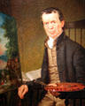 Edward Hicks portrait by Thomas Hicks at National Portrait Gallery. Washington, DC.