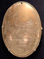 George Washington silver peace medal at National Museum of the American Indian. Washington, DC.