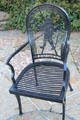 Bootes constellation Garden chair in Star Garden at Dumbarton Oaks. Washington, DC.