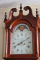 Face of tall clock by John Suter Junior of George-Town at Old Stone House. Washington, DC.