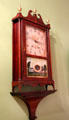 Pillar & scroll shelf clock by Eli Terry of Plymouth, CT in American Iowa parlor at DAR Memorial Continental Hall. Washington, DC.